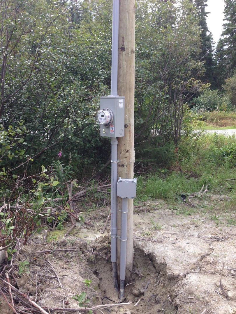 Alimentation en secteur boisé