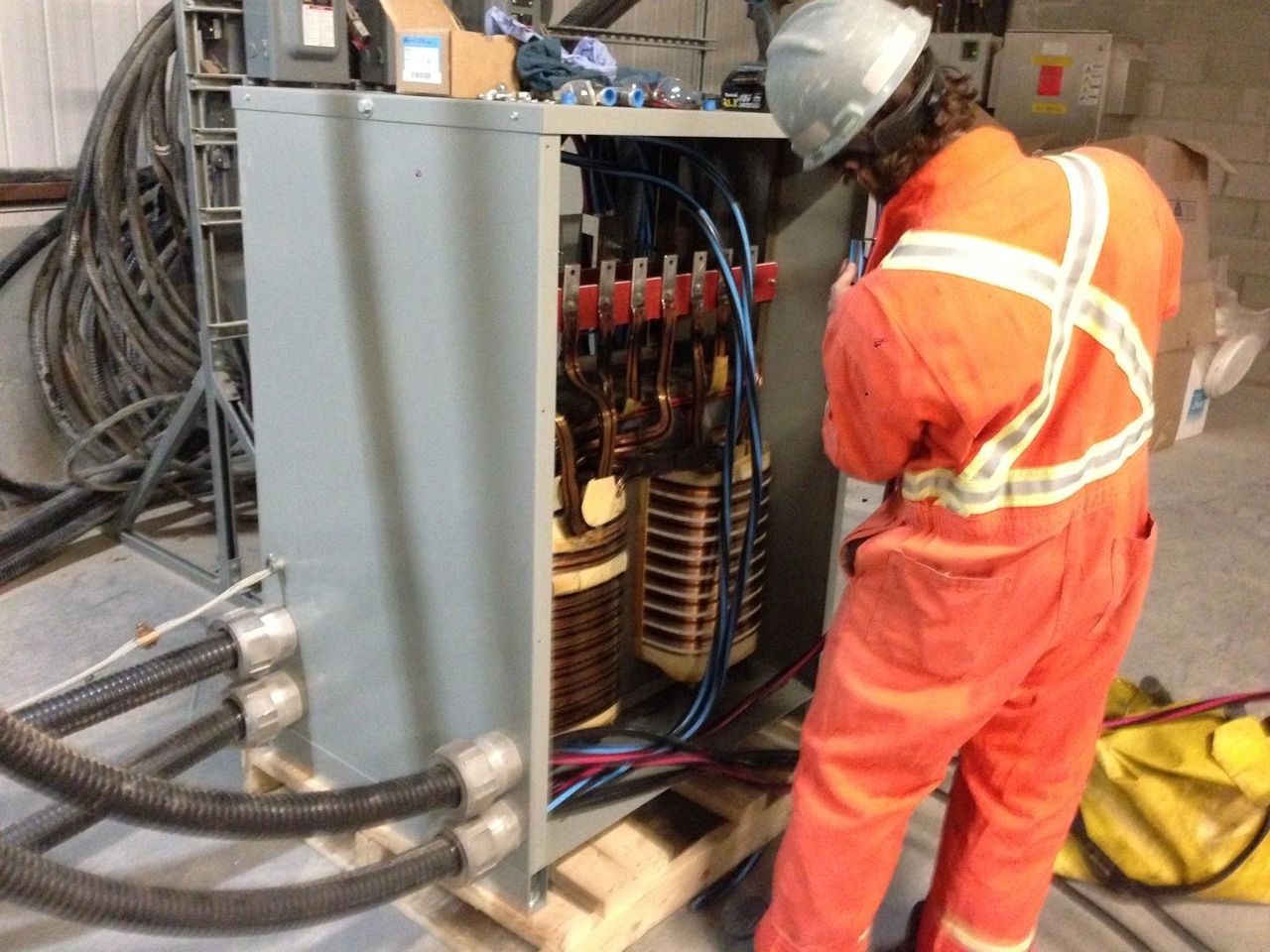 Intervention sur transformateur