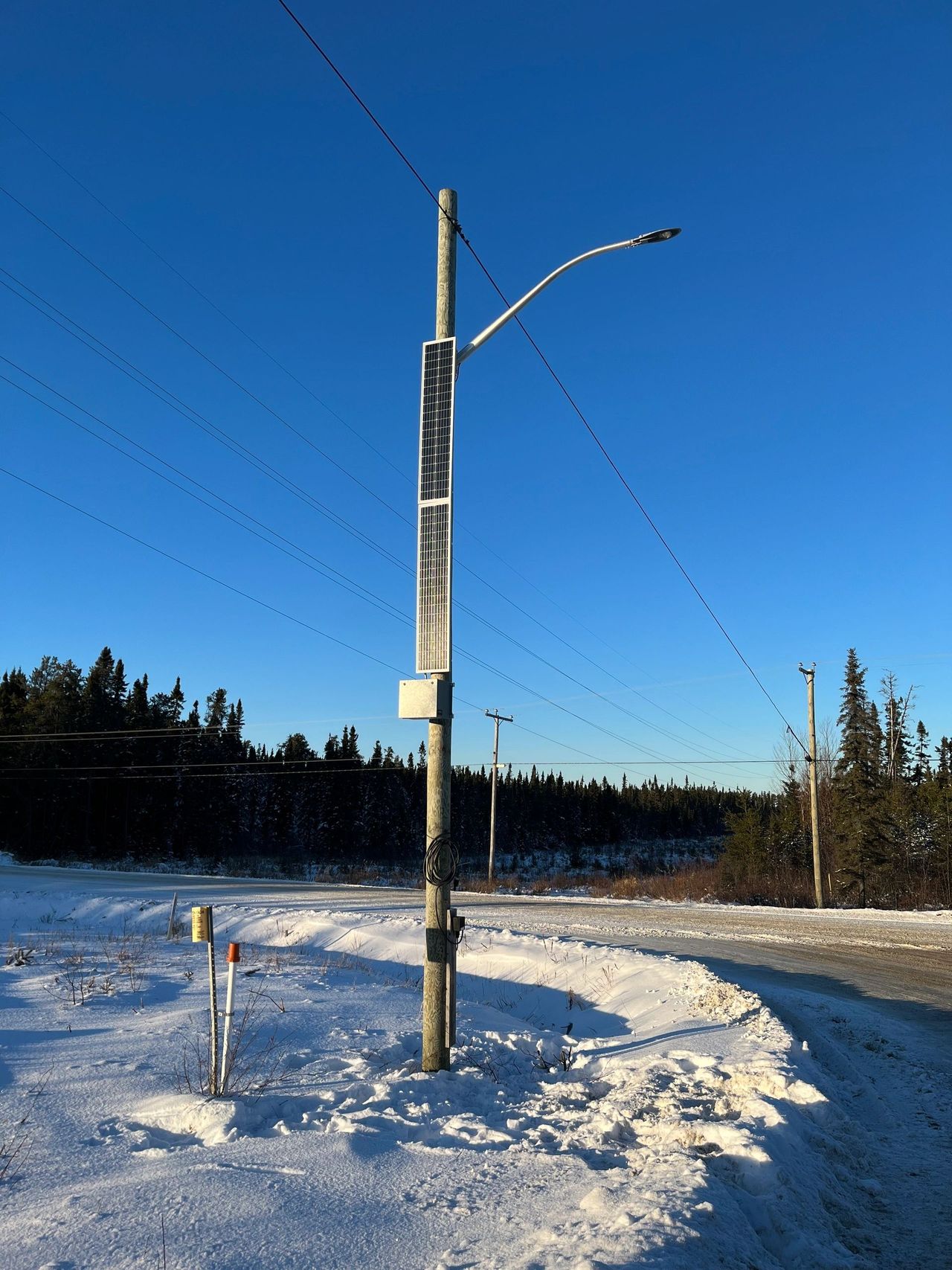 Lampadaire solaire autonome